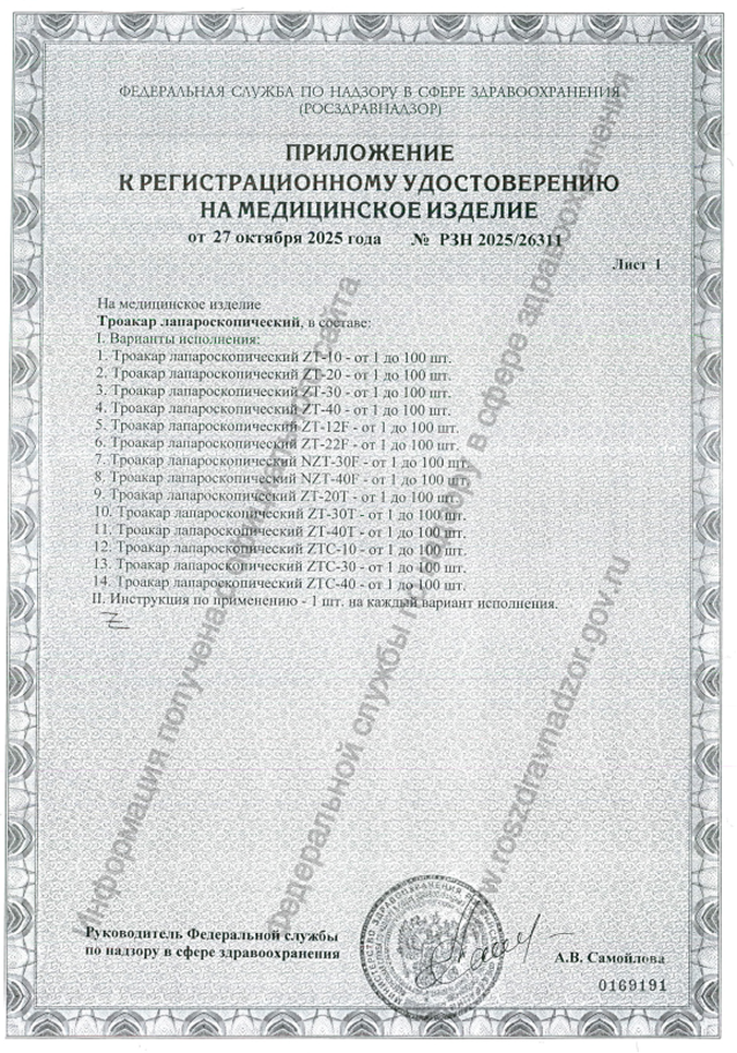 Регистрационные удостоверения